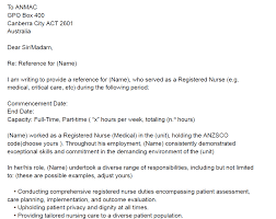 anmac reference letter for nurses