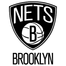 Against a mahogany background with black markings, a framed front page of the new. Brooklyn Nets Primary Logo Sports Logo History