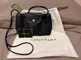 longch le pliage cuir crossbody bag