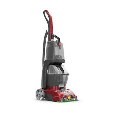 hoover power scrub deluxe red upright