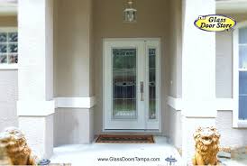 A Single Front Door With A Sidelight