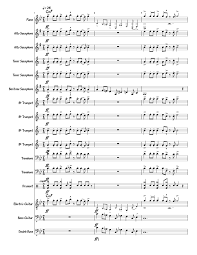 Whiplash Sheet Music For Piano Alto Saxophone Tenor