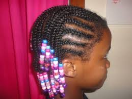 how to braid cornrows with beads on