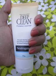 neutrogena deep clean foaming cleanser