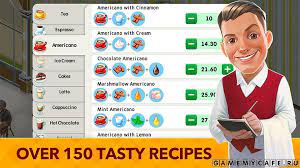 all recipes in the game my cafe recipes