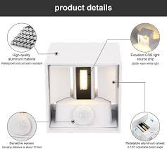 12w indoor outdoor led wall light 2