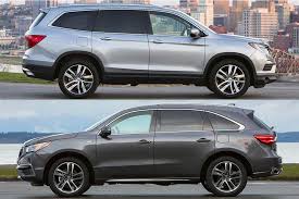 2018 Honda Pilot Vs 2018 Acura Mdx Whats The Difference