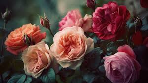 rose flowers background image