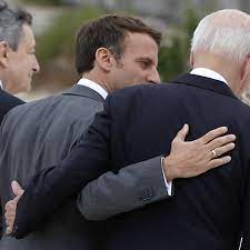 President joe biden's first day at the g7 kicked off some blossoming bromance. Jilted Johnson Biden In Beeline For Macron And Carrie At G7 G7 The Guardian