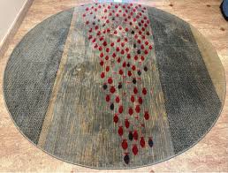 beautiful kashkuli gabbeh round rug 8