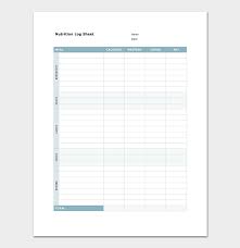 Log Sheet Template 22 Word Excel Pdf Format