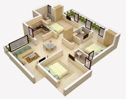 Desain rumah btn 2 kamar tidur. 17 Gambar Denah Rumah Minimalis Keluarga 3 Kamar Sejasa Com