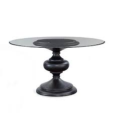 Grimes 54 Round Glass Top Dining Table