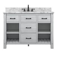 This space saving vanity features a shaker style design and generous interior storage. Foremost Roberson 48 W X 21 1 2 D Bathroom Vanity Cabinet At Menards