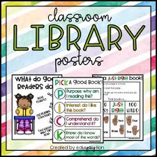 Library Anchor Charts Worksheets Teaching Resources Tpt