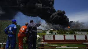Fire At Cuban Oil Tank Farm