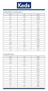 Keds Size Chart Baby Bedowntowndaytona Com