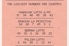 The Luckiest Numbers In The World Visual Ly