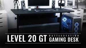 Table 51 1/8x27 1/2 $ 159. Level 20 Gt Battlestation Gaming Desk Youtube