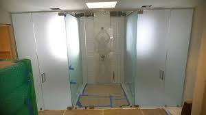 Custom Glass Shower Doors Installation