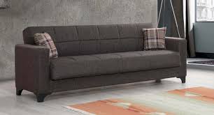 Armada Brown Fabric Sofa Bed By Alpha
