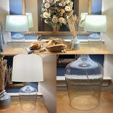 Clear Dome Glass Table Lamps