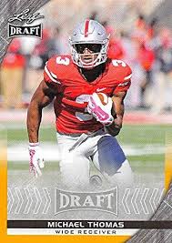 Michael thomas 2016 leaf draft 1st graded 10 rookie card rc new orleans saints. Michael Thomas Football Card Ohio State New Orleans S
