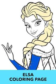 Anna and elsa, kristoff, olaf, lizard and more. Elsa Coloring Page Disney Games Singapore