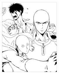 One punch man coloring