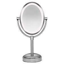 led double sided lighted makeup mirror
