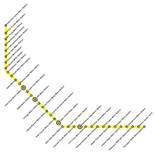 delhi metro yellow line map stations