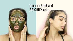 moringa leaf powder face mask for