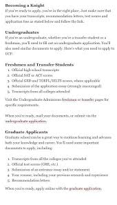 high school application essay samples admission essay examples for     University of Central Florida  UCF  GPA  SAT and ACT Data for Admission