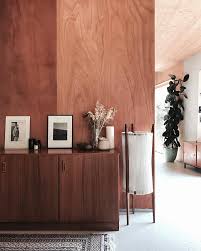 Natural Wood Panels On The Walls And