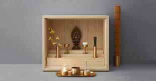 buddhist altar for a changing an