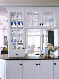 Glass Kitchen Cabinets Bamboo Room