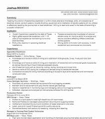 Electrician Apprentice Resume Magdalene Project Org