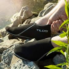Tilos Neoprene Fin Socks Gray Camo Xs Size 6 7 5