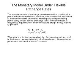 Ppt The Monetary Model Under Flexible