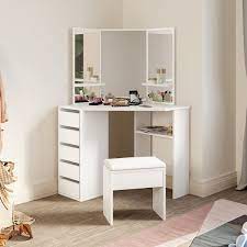 bedroom vanity set corner dressing