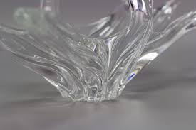 Crystal Glass Fruit Bowl Or Centerpiece