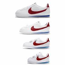 Details About Nike Classic Cortez Leather Og Family Size White Red Blue Lifestyle Shoes Pick 1