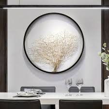 Home»wall art»luxury large wall decorations living room. Buy Metal Wall Decoration Living Room Wall Decoration Light Luxury Wall Hanging Restaurant Xuanguan Iron Hanging Wall Sofa Three Dimensional Wall Decoration Sea Tree Round Large Diameter 60cm Online In India 59725339748