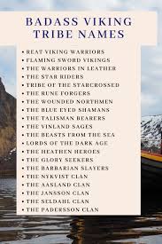 swedish viking tribe names