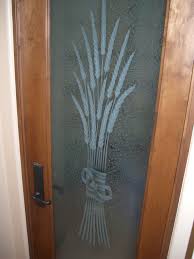 Pantry Door Glass Etched Carved By