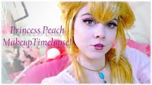 princess peach makeup timelapse