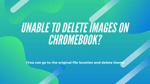 how to delete files and images on a
