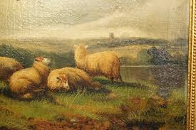 john w morris landscapes with sheep