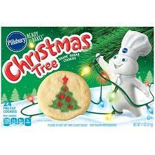 Quick and easy pillsbury refrigerated cookie dough. Pillsbury Christmas Tree Shape Sugar Cookies 11 Oz 24 Count Walmart Com Christmas Sugar Cookies Christmas Tree Cookies Pillsbury Christmas Cookies