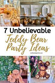 teddy bear party decorations